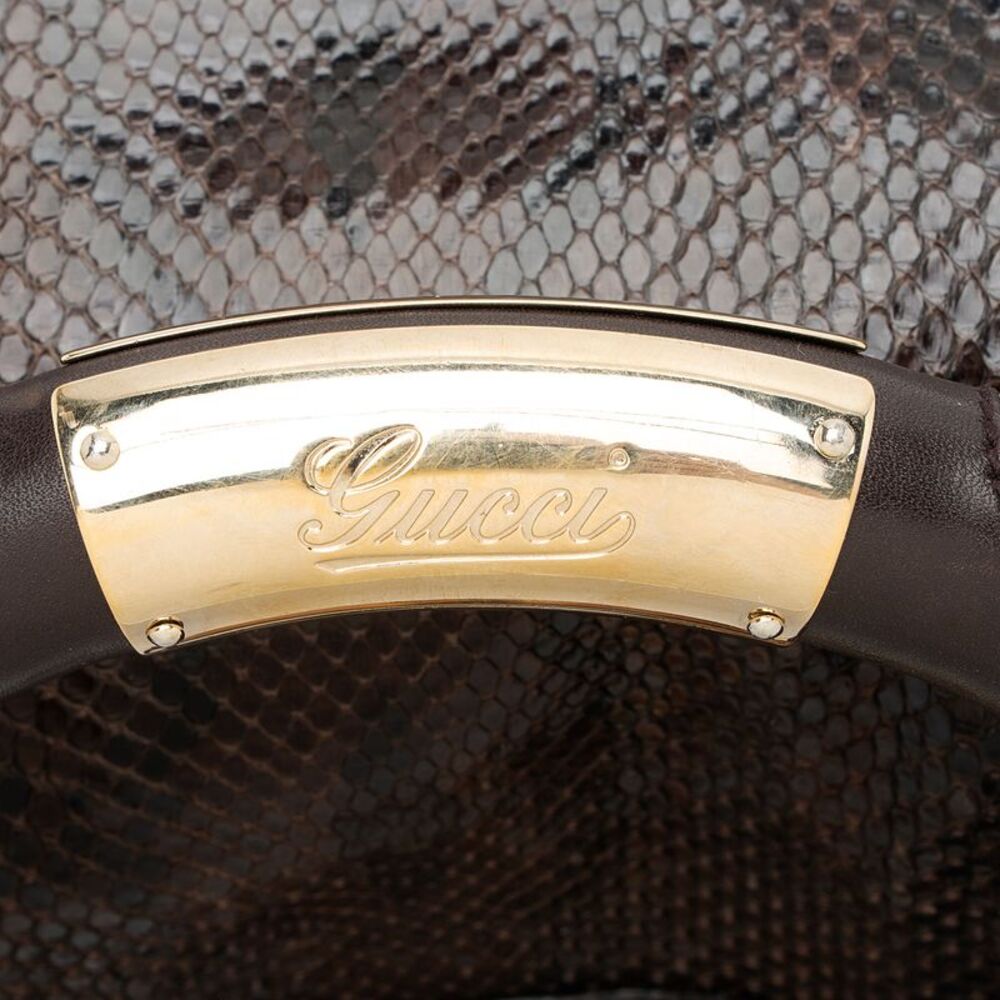 Gucci Python Indy Medium Satchel - Picture 10 of 15